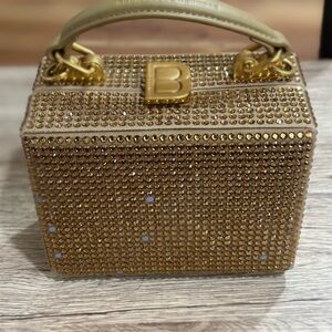 Brandon Blackwood Mini Kendrick Trunk in Light Colorado Topaz Rhinestone Crystal